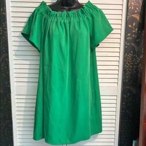 Pleione Vibrant Green Mini Dress
